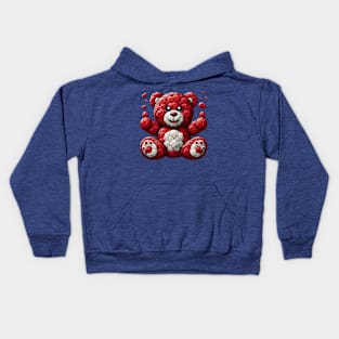 Rose Bear IV Kids Hoodie